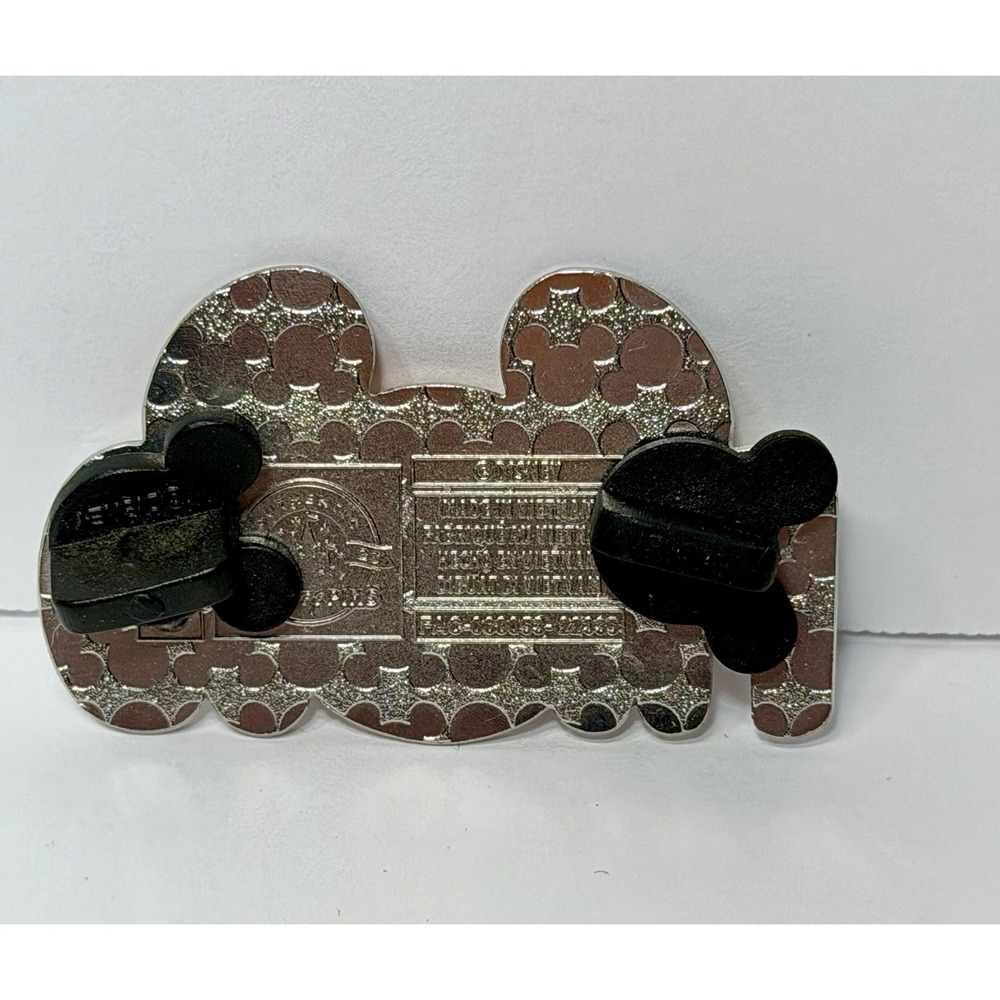 Disney Mickey Ears 'PROUD' Lesbian Flag Glitter Enamel Pin - Picture 2 of 2